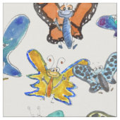Papillons de caricature tissu (Fermer)