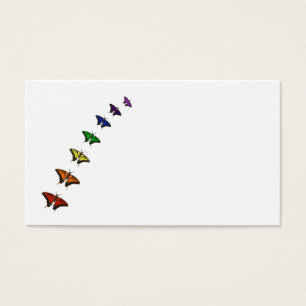 Papillons de chakra d'arc-en-ciel