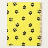 Papillons de chat jaune noir (Dos)