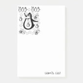 Papillons de couleur Post-it Notes Bourdon (Devant)