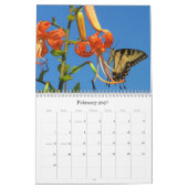 Papillons de machaon, calendrier 2009 (Feb 2027)