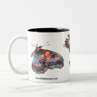 Papillons de nom qui Novel café Mug