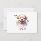 Papillons de poche Carte de remerciements personna (Devant)