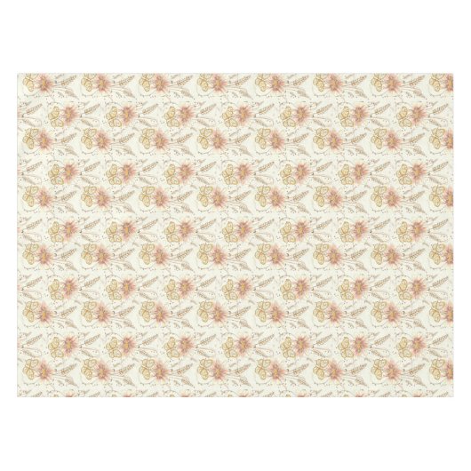 Papillons de prairie d'automne Nappe de coton (Devant (Horizontal))