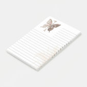 Papillons de santé mentale Boho Post-it® Notes 3M (Incliné)