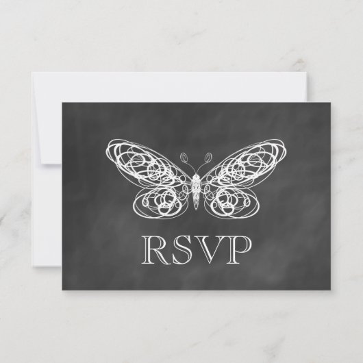Papillons de tableau de bord RSVP (Dos)