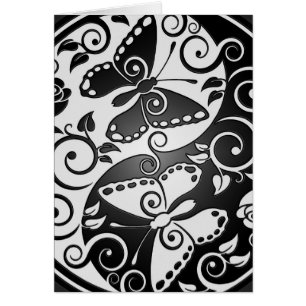 Papillons de Yin Yang