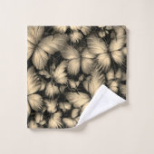 Papillons d'or (Gant de toilette)