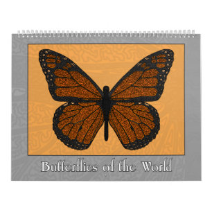 Papillons du calendrier mondial