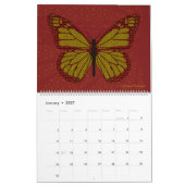 Papillons du calendrier mondial (Jan 2027)