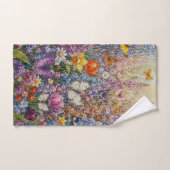 Papillons du Paradis – Une Fleur Sauvage Colorée  (Serviette à main)