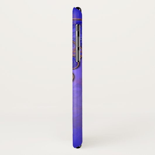 Papillons en cuivre coque iphone-Mate (Dos/Gauche)