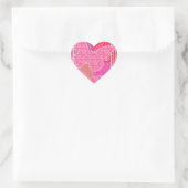 Papillons en patchwork Autocollants en forme de cœ (Sac)