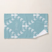 Papillons en vol (Serviette à main)