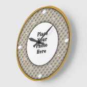 Papillons encadrez votre horloge murale photo (Angle)