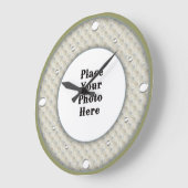 Papillons encadrez votre horloge murale photo (Angle)