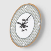 Papillons encadrez votre horloge murale photo (Angle)