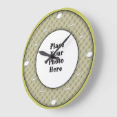 Papillons encadrez votre horloge murale photo (Angle)