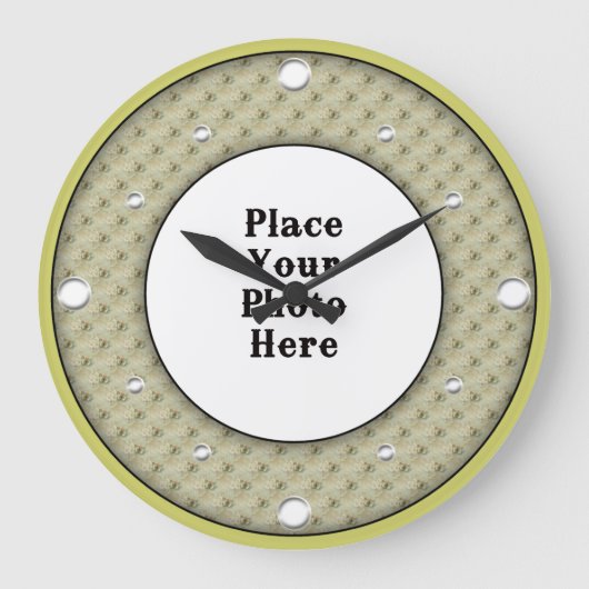 Papillons encadrez votre horloge murale photo (Recto)