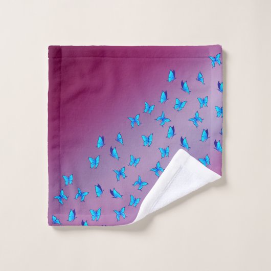 Papillons enchantés (Gant de toilette)