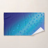 Papillons enchantés en bleu double (Serviette à main)