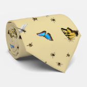 Papillons et abeilles Motif Cravate (Roulé)