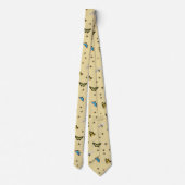 Papillons et abeilles Motif Cravate (Dos)