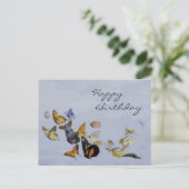 Papillons et fées ~ Carte postale / Anniversaire (Debout devant)