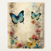 Papillons et fleurs (Dos)
