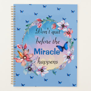 Papillons et fleurs Citation de mentalité positive