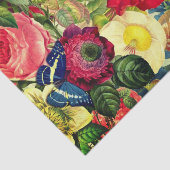 Papillons et fleurs de papier de soie de soie (Détail)