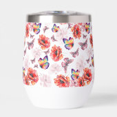 Papillons et fleurs de pavot (Avant)