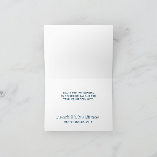 Papillons et fleurs fleurs Mariage Merci (Intérieur)