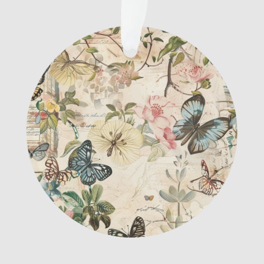 Papillons et fleurs vintages (devant)