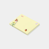 Papillons et notes post-it de fée (Incliné)