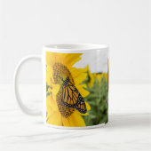 Papillons et Tasse de café tournesol (Gauche)