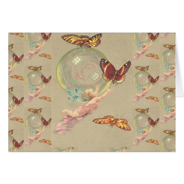 Papillons et un ange (Devant horizontal)