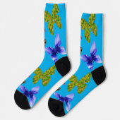 Papillons Fabriqués À Partir De Fleurs, Chaussette (Gauche)