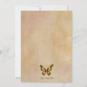 papillons faire-part de mariage originaux (Dos)