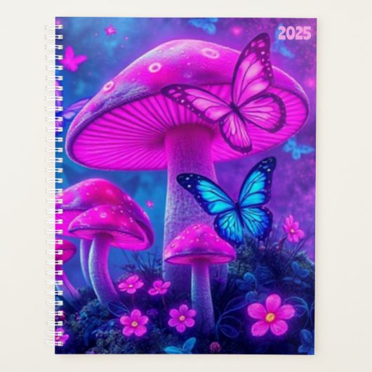 Papillons, Fleurs et Champignons- (Devant)