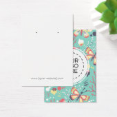 Papillons Fleurs Motif de l'oreille Carte d'affich (Bureau)