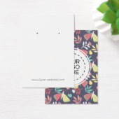 Papillons Fleurs Motif de l'oreille Carte d'affich (Bureau)