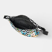 Papillons Fleurs Noir & Blanc Grandes Vagues (Ouvrir)