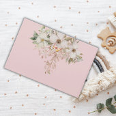 Papillons Fleurs rose Bébé Douche Livre d'invité