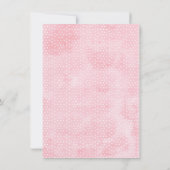 Papillons floraux Baby shower Carte de remerciemen (Dos)