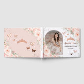 Papillons Floraux Blush Rose Gold Quince XV Photo (Complet)