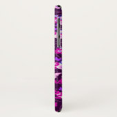 Papillons floraux & coeurs coque iphone rose (Dos/Gauche)