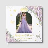 Papillons floraux violets Lilac doux 16 15 Photo (Recto)