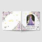 Papillons floraux violets Lilac doux 16 15 Photo (Complet)