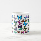 Papillons flottant par la tasse (Centre)